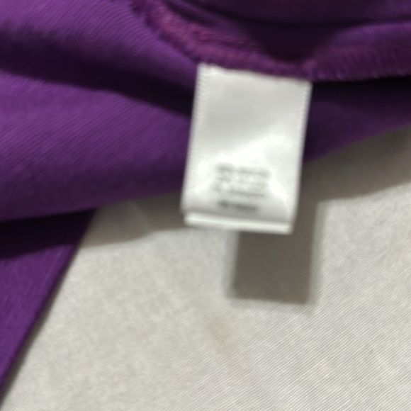 Banana Republic Women’s Sleeveless Stretch Zip up Purple Dress Sz 12 NWT - Picture 5 of 6